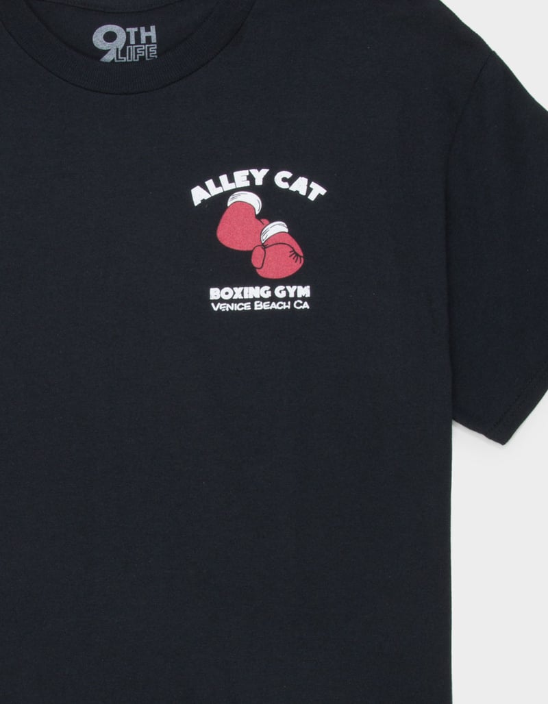 9TH LIFE Alley Cat Mens Tee - BLACK