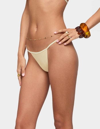 EDIKTED Evana Bead String Bikini Bottoms Alternative Image