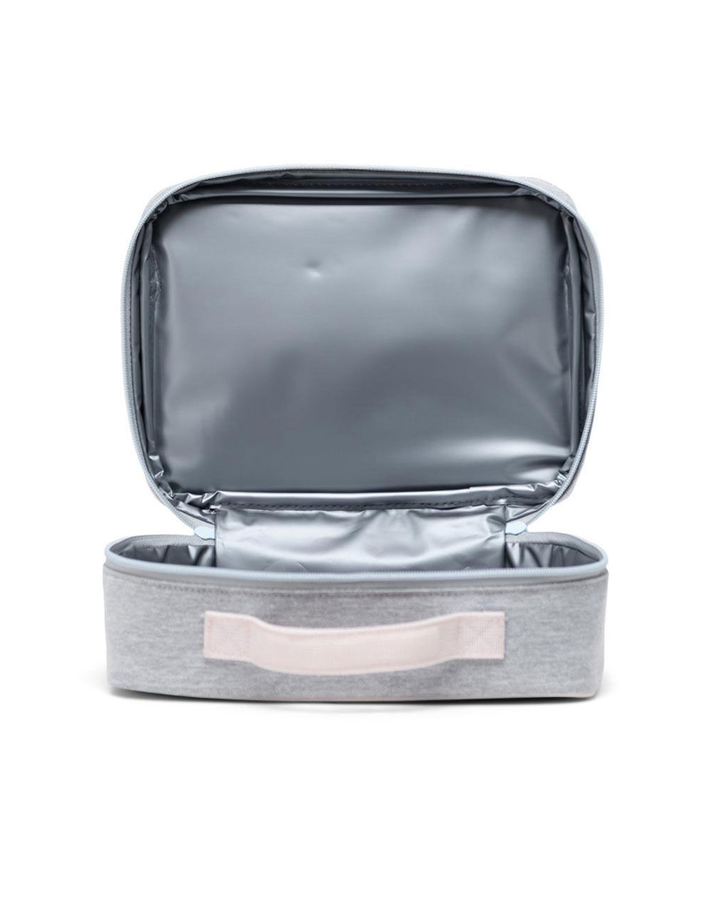 HERSCHEL SUPPLY CO. Pop Quiz Blue Crosshatch & Pink Pastel Lunch Box image number 3