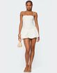 EDIKTED Ribbed Bubble Skirt Mini Dress image number 2