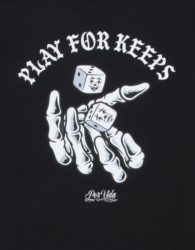 LAST CALL CO. Keeps Por Vida Mens Tee image number 2