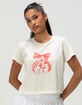 STRAWBERRY SHORTCAKE Womens Baby Tee image number 1