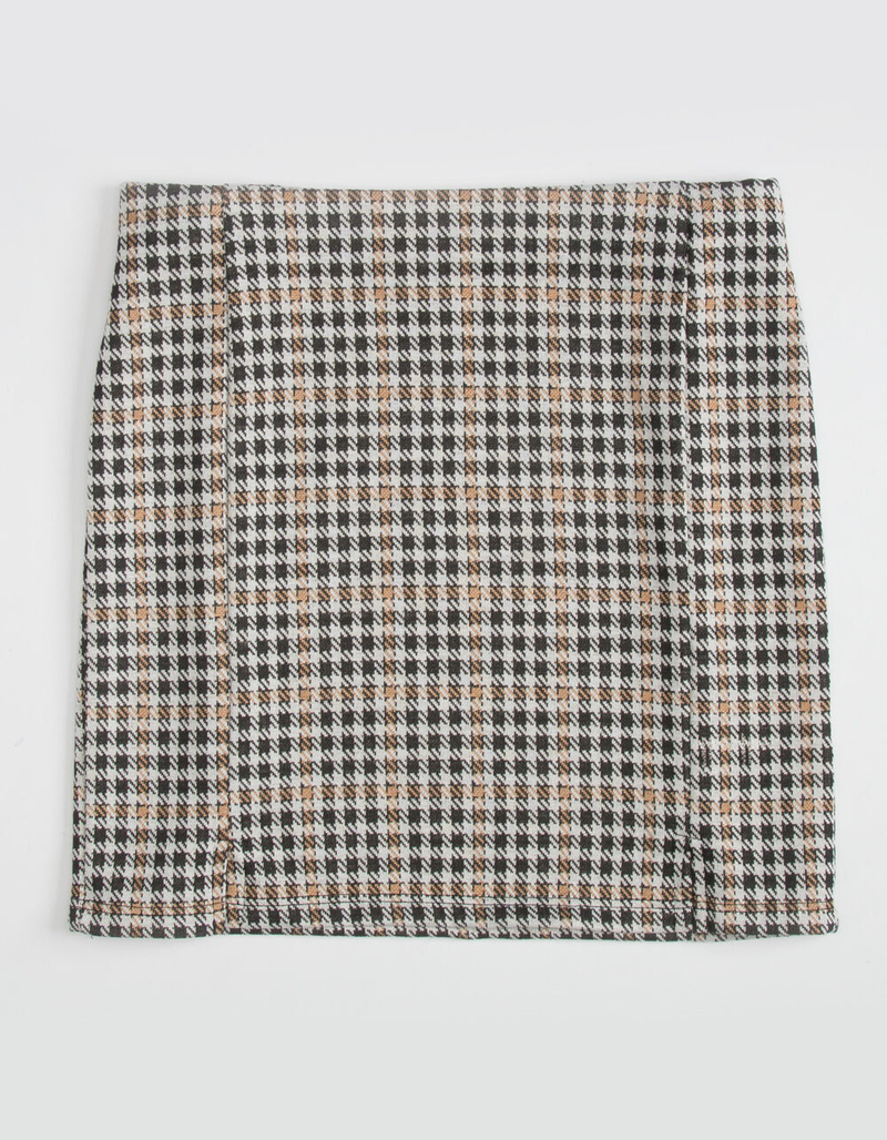 FULL TILT Plaid Double Slit Girls Skirt image number 1