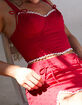 WEST OF MELROSE Bow Womens Mini Skirt image number 4