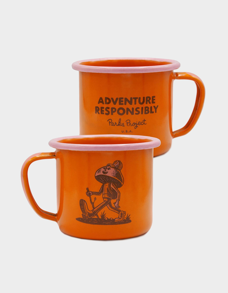PARKS PROJECT Adventure Responsibly Enamel Mug image number 0