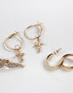 FULL TILT 3 Pack Wing Cross Earrings image number 3