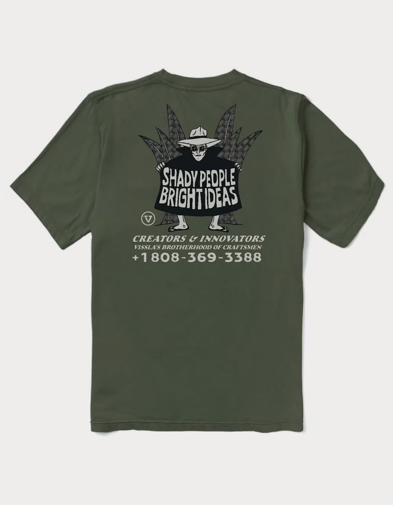 VISSLA Shady Shapers Mens Pocket Tee image number 0