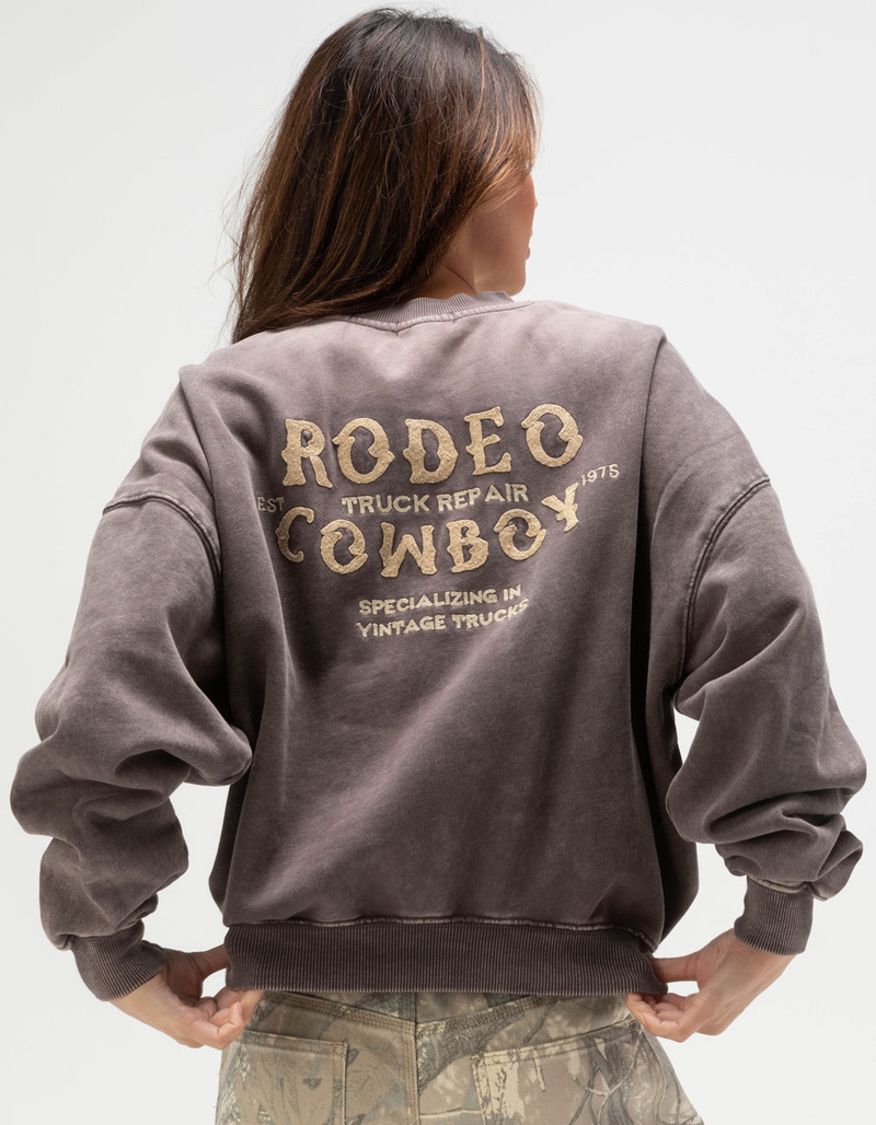 FULL TILT Rodeo Cowboy Womens Crewneck Sweatshirt image number 0