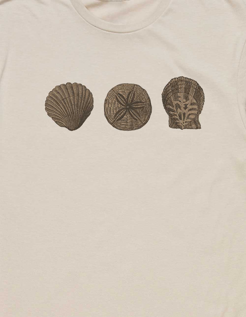 SHELL Beach Seashell Trio Unisex Tee image number 1