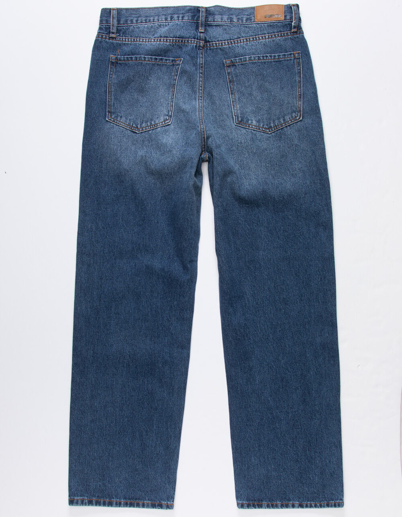 RSQ Mens Loose Skate Medium Stone Jeans image number 2