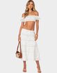 EDIKTED Skye Off Shoulder Eyelet Crop Top image number 2