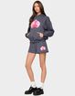 EDIKTED Orchid Babe Sweat Shorts image number 4