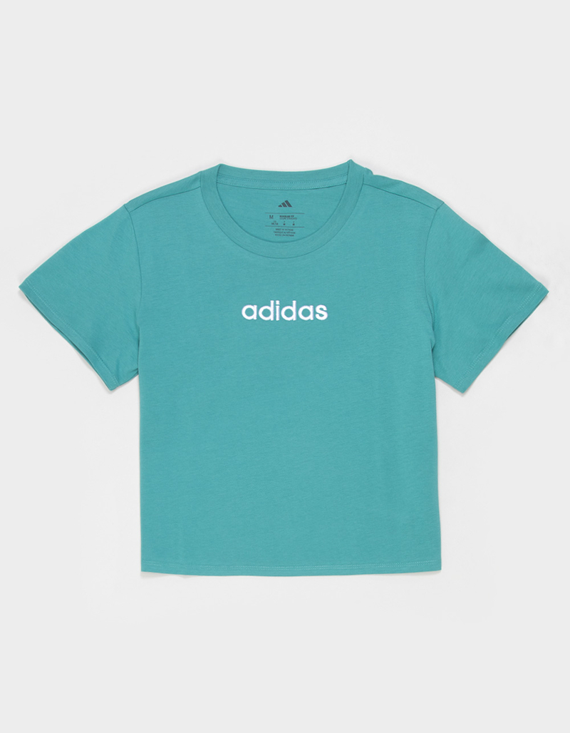 ADIDAS Embroidered Linear Girls Tee image number 0