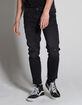 RSQ Seattle Released Hem Mens Crop Taper Skinny Jeans image number 1