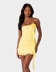 EDIKTED Thalia Flower Pin Ruffle Mini Dress image number 4