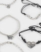 FULL TILT 5-Pack Heart/Cross/Star Bracelets image number 2