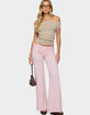 EDIKTED Poppy Foldover Wide Leg Pants image number 5