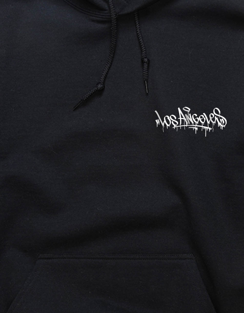 LOS ANGELES Graffiti  Sky Unisex Hoodie image number 2