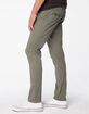 RSQ Seattle Skinny Taper Heather Olive Mens Chino Pants image number 3