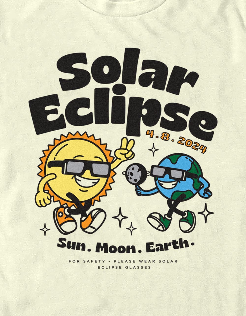 EARTH Solar Eclipse Unisex Tee image number 1
