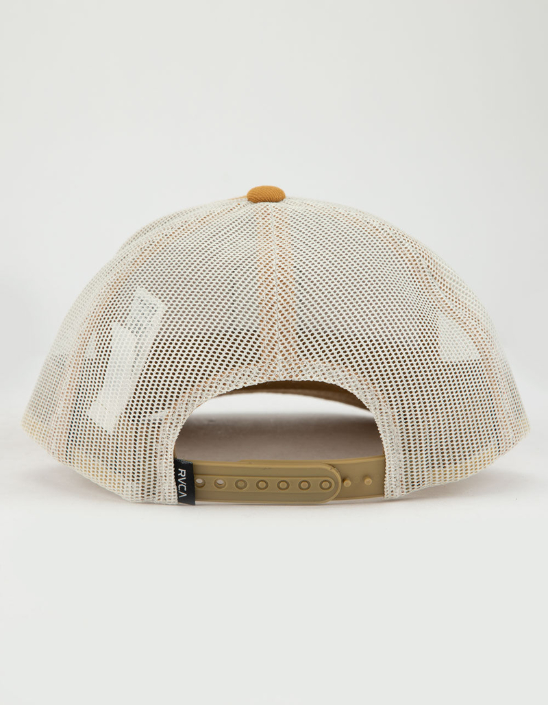 RVCA VA All The Way Brown Mens Trucker Hat image number 1