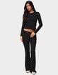 EDIKTED Daliya Polka Dot Long Sleeve Top image number 4