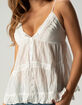 FULL TILT Womens Babydoll Top image number 3