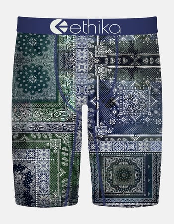 ETHIKA Indigo Bloom Staple Boys Boxer Briefs Primary Image