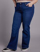 RSQ Womens High Rise Flare Jeans image number 7