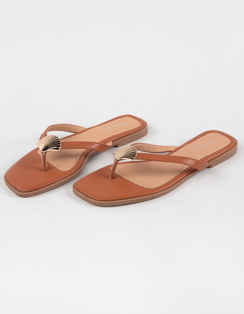 TOP MODA Doha Shell Womens Sandals image number 1