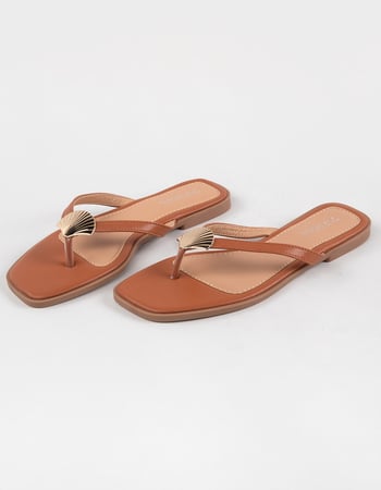 TOP MODA Doha Shell Womens Sandals Alternative Image