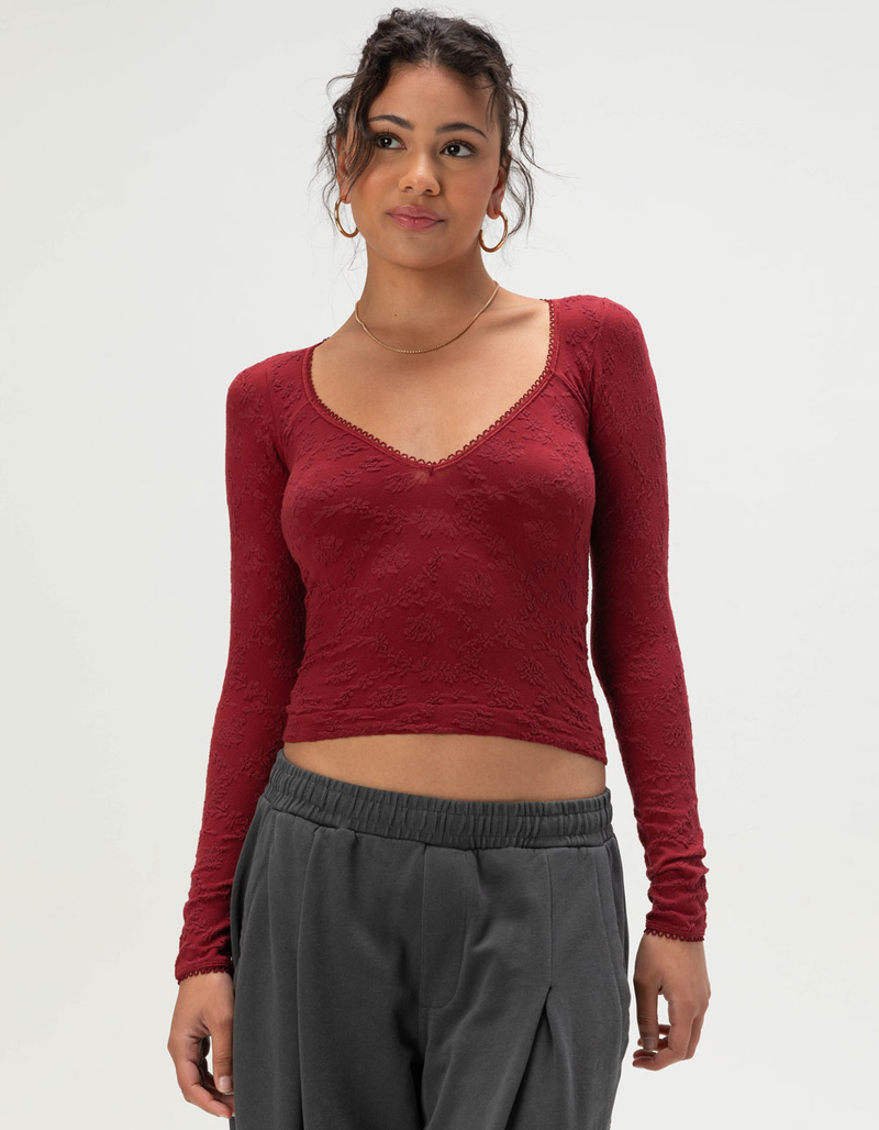 BDG Urban Outfitters Womens Textured Long Sleeve Top image number 0