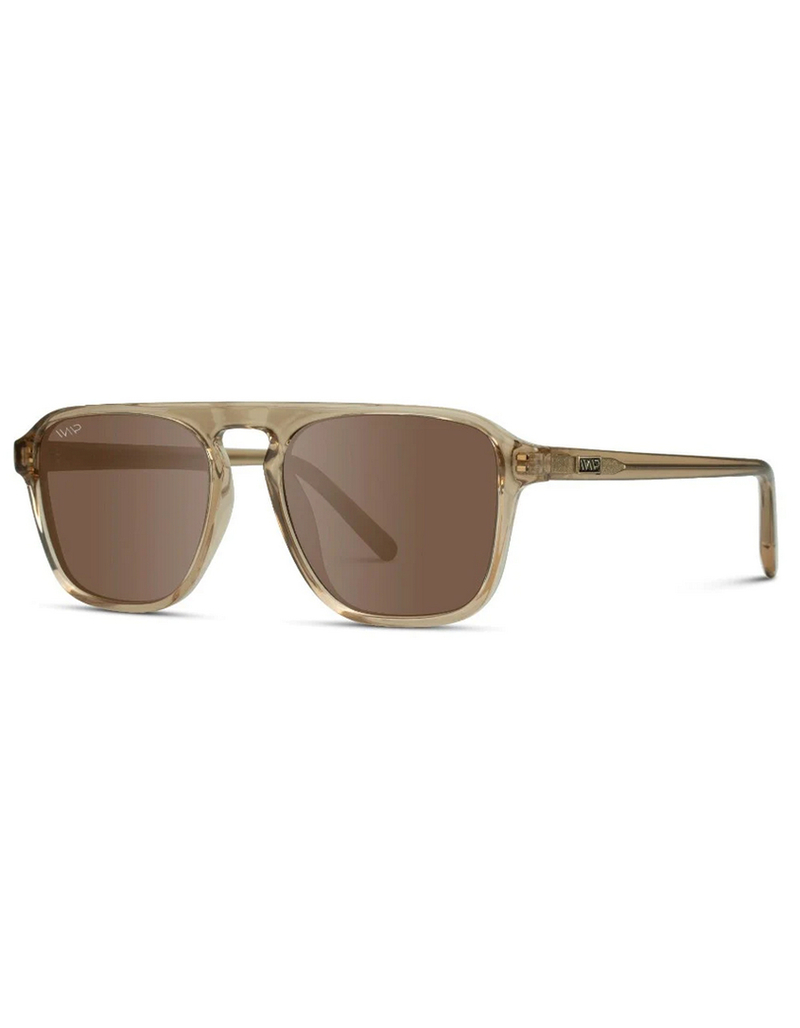 WMP EYEWEAR Emerson Polarized Sunglasses - BROWN COMBO | Tillys 