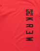 KR3W Block Buster Red Mens T-Shirt image number 2