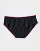 FULL TILT Cotton Bow Lace Trim Hipster Panties image number 2