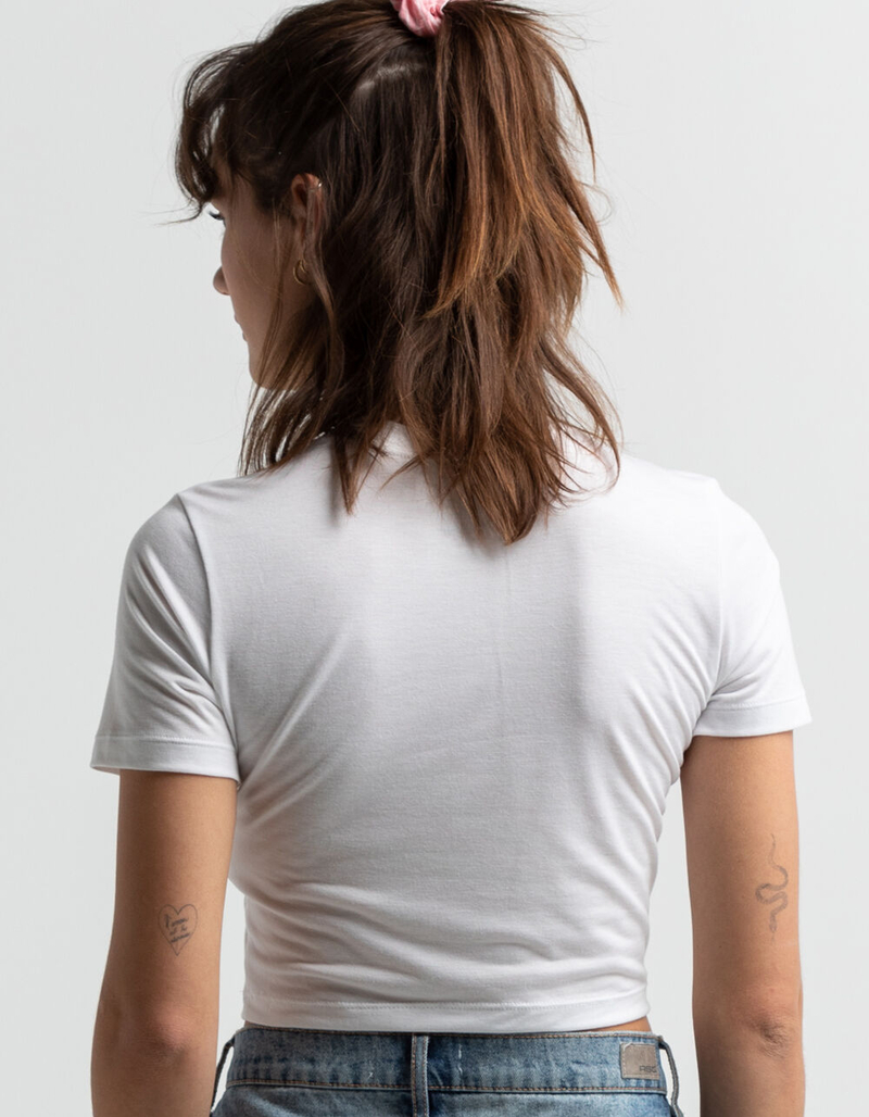 NIKE Sportswear Essential Womens Slim Fit Crop Tee image number 2