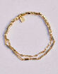 PURA VIDA Metal Bead & Chain Stretch Bracelet image number 2