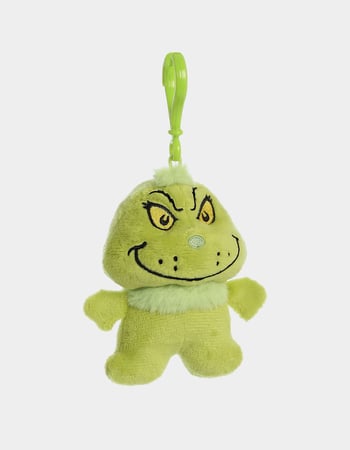 DR. SEUSS The Grinch Clip-On Plush Keychain Alternative Image