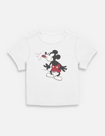 DISNEY Most Joyful Mickey Womens Baby Tee Primary Image