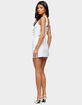 EDIKTED Adanna Side Slit Mini Dress image number 4