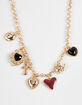 FULL TILT Heart/Cross/Angel Multi Charm Necklace image number 2