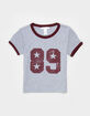 FULL TILT 89 Star Girls Ringer Tee image number 1