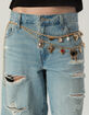Heart Charm Chain Belt image number 3