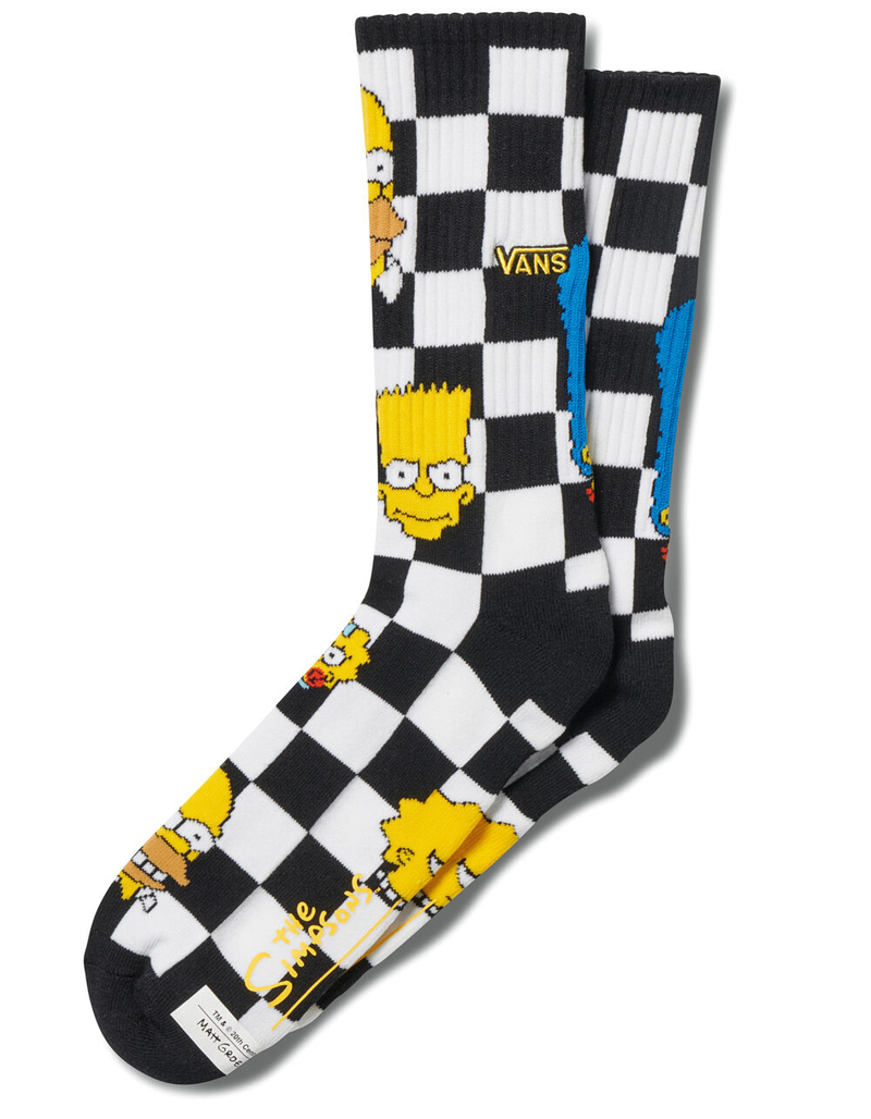 VANS x The Simpsons Mens Crew Socks image number 0