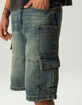 RSQ Mens Baggy Cargo Jorts image number 7