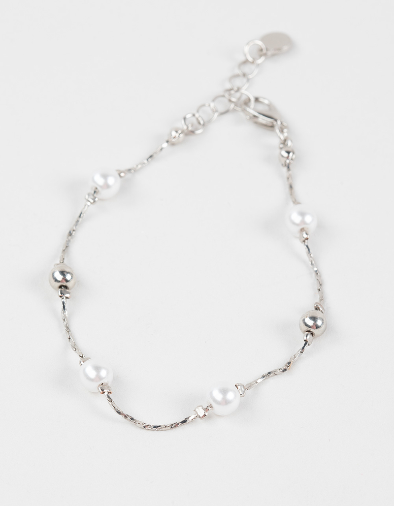 FULL TILT 2 Pack Pearl/Heart Charm Bracelets image number 3