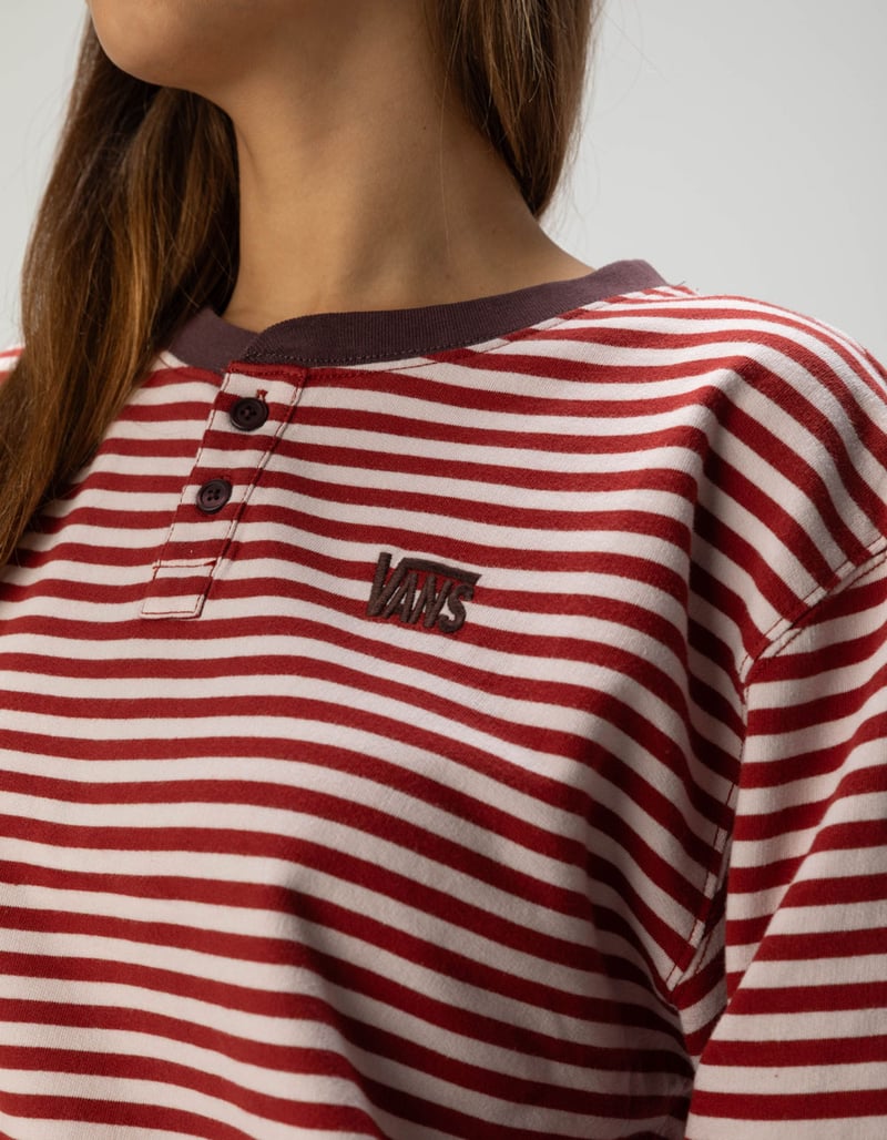 VANS Molly Womens Long Sleeve Henley Top image number 4
