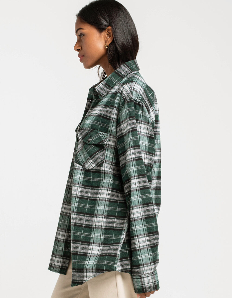 RSQ Womens Oversized Flannel Shirt image number 1