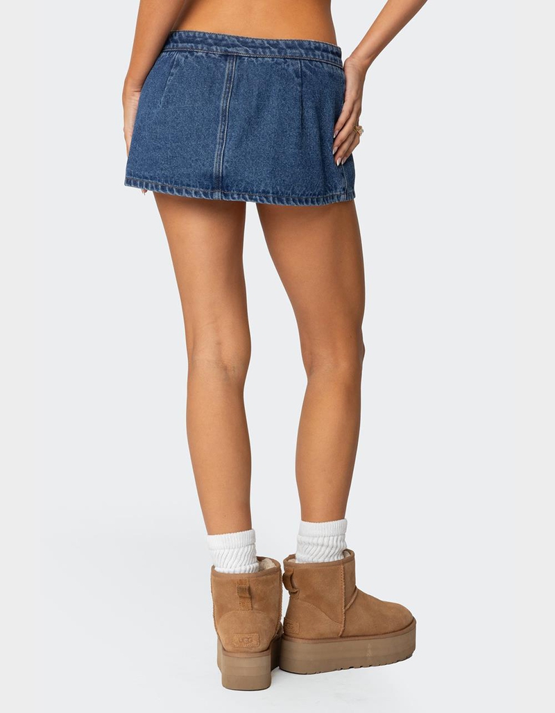 EDIKTED Anita Denim Mini Skort image number 3