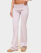 EDIKTED Oriane Foldover Flared Leggings image number 1
